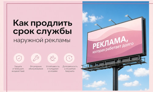 Как продлить срок службы наружной рекламы в Шатуре