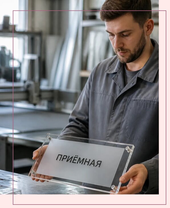 Таблички из оргстекла на заказ в Шатуре от 3995 р. | Аванза-Штр