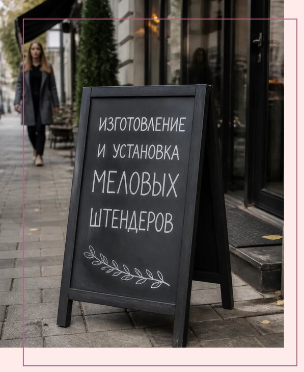 Меловые штендеры в Шатуре по цене от 6659 р. | Аванза-Штр